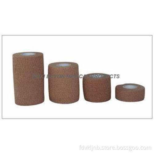 Latex free Medical Cohesive Cotton Elastic Bandage For Dres